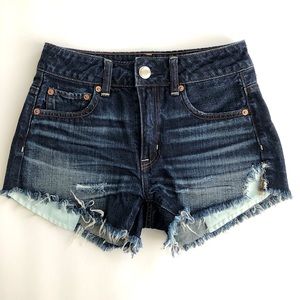 American Eagle Denim Hi-Rise Festival shorts
